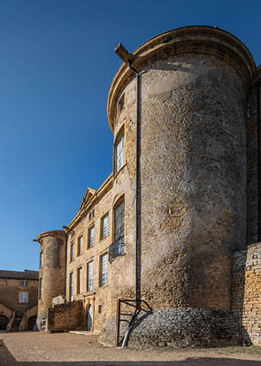 Façade d'apparat, depuis la tour nord-ouest